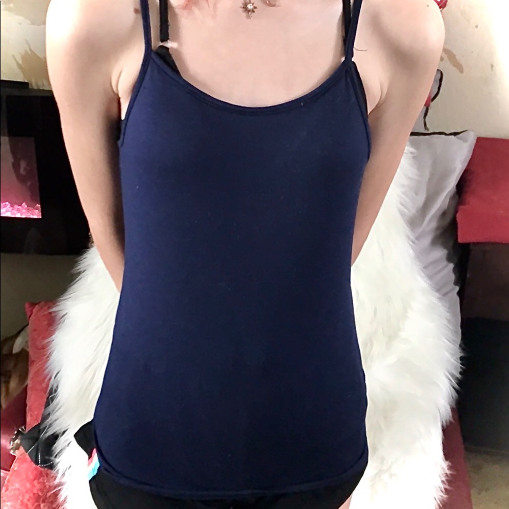 Navy tank top